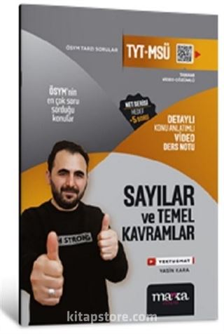 2025 TYT - MSÜ Sayılar ve Temel Kavramlar Detaylı Konu Anlatımlı Ders Notu