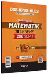 2025 DGS KPSS ALES Matematik 10 Deneme İlk 15 Soru