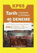 2024 KPSS Tarih 40 Deneme Tamamı Çözümlü