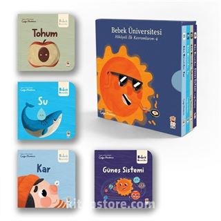 Bebek Üniversitesi / Hikayeli İlk Kavramlarım 4 (4 Kitap Set)