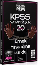 2024 Farkında İsem KPSS Aşina Vatandaşlık 20 Deneme