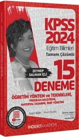 2024 KPSS Eğitim Bilimleri Öğretim Yöntem Teknikleri, Program Geliştirme 15 Deneme Çözümlü