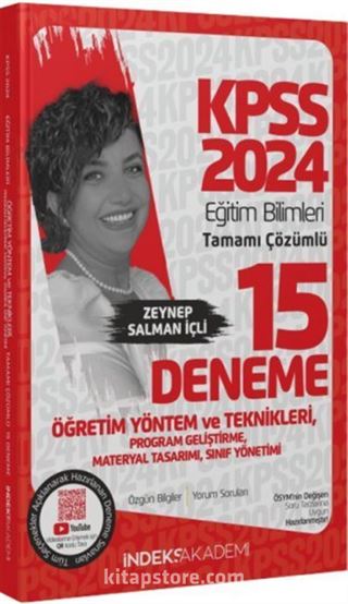 2024 KPSS Eğitim Bilimleri Öğretim Yöntem Teknikleri, Program Geliştirme 15 Deneme Çözümlü