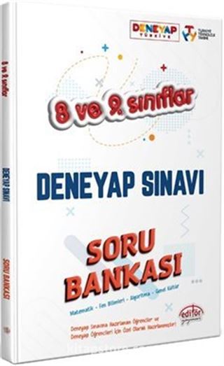 8 ve 9. Sınıflar Deneyap Sınavı Soru Bankası