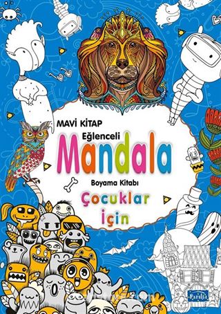 Çocuklar İçin Mandala Mavi