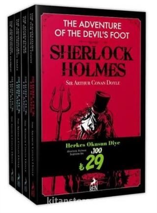 Sherlock Holmes İngilizce Kitaplar - 4 Kitap Set