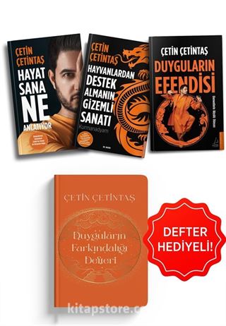 Çetin Çetintaş Kitap Seti Defter Hediyeli (3 Kitap)