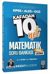 KPSS Matematik Kafadan 10 Net Soru Bankası Çözümlü