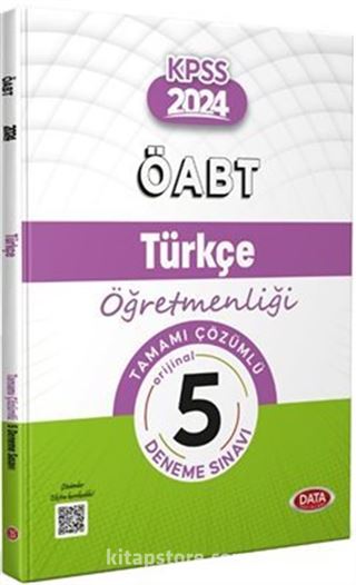 2024 ÖABT Türkçe Öğretmenliği Tamamı Çözümlü 5 Deneme Sınavı