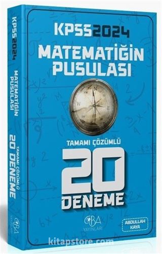 2024 KPSS Matematik Matematiğin Pusulası 20 Deneme Çözümlü -