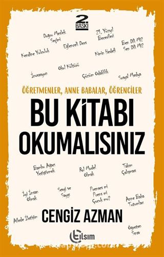 Öğretmenler, Anne Babalar, Öğrenciler Bu Kitabı Okumalısınız