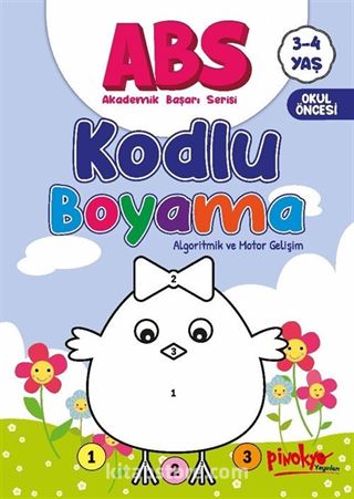 ABS 3-4 Yaş Kodlu Boyama