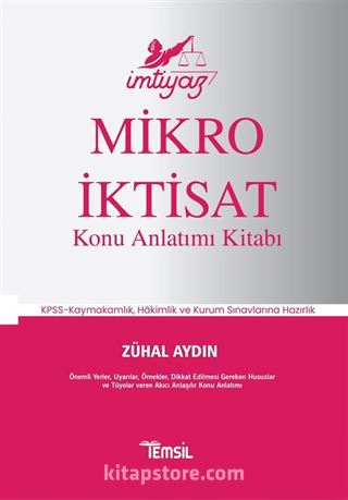 İmtiyaz Mikro İktisat Konu Anlatımı Kitabı