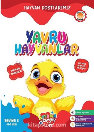 Hayvan Dostlarımız / Yavru Hayvanlar Seviye 3 (4-5 Yaş)