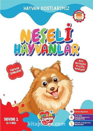 Hayvan Dostlarımız / Neşeli Hayvanlar Seviye 1 (2-3 Yaş)