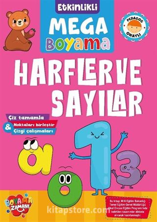 Etkinlikli Mega Boyama / Harfler ve Sayılar