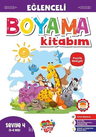 Eğlenceli Boyama Seviye 4 (5-6 Yaş)