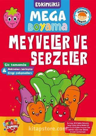 Etkinlikli Mega Boyama / Meyveler ve Sebzeler