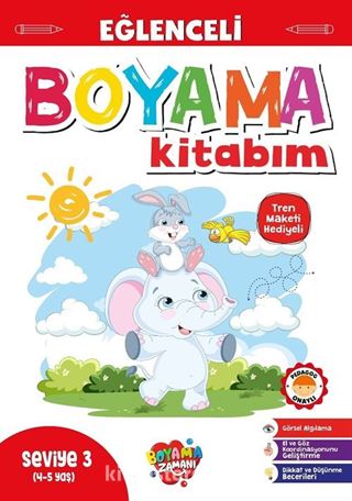 Eğlenceli Boyama Seviye 3 (4-5 Yaş)