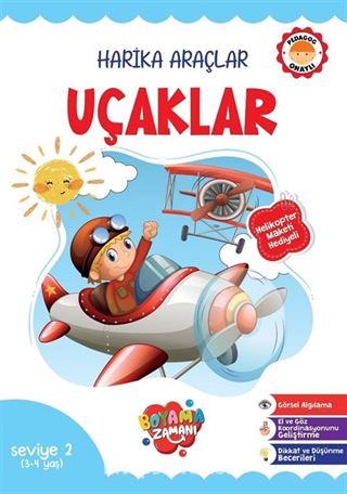 Harika Araçlar Uçaklar Seviye 2 (3-4 Yaş)