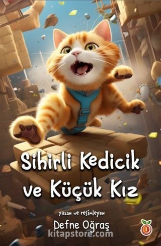 Sihirli Kedicik ve Küçük Kız (Renkli Resimli)