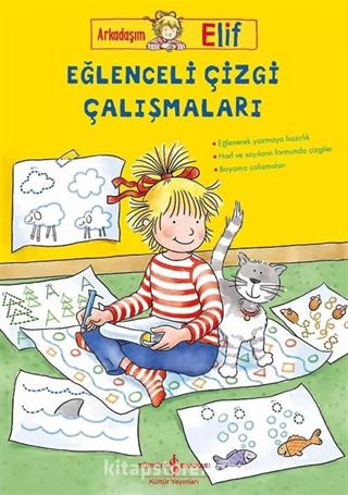 Arkadaşım Elif - Eğlenceli Çizgi Çalışmaları