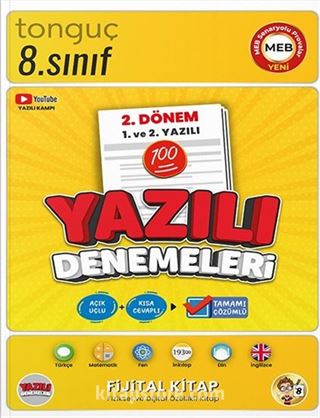 8. Sınıf Yazılı Denemeleri 2. Dönem 1 ve 2. Yazılı