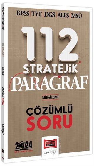 2024 112 Stratejik Paragraf Soru Bankası