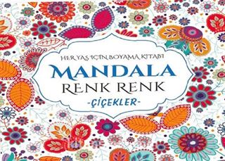 Mandala Renk Renk Çiçekler