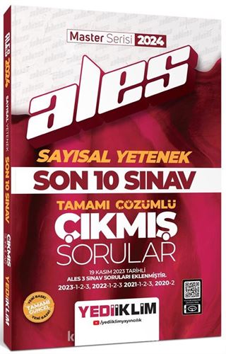 2024 ALES Sayısal Yetenek Son 10 Sınav Tamamı Çözümlü Çıkmış Sorular