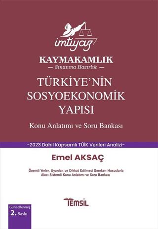 İmtiyaz Türkiye'nin Sosyoekonomik Yapısı Konu Anlatımı ve Soru Bankası