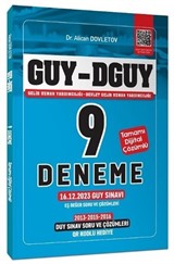 GUY DGUY Gelir Uzman Yardımcılığı 9 Deneme, Eş Değer DUY-GUY Çıkmış Sorular Çözümlü