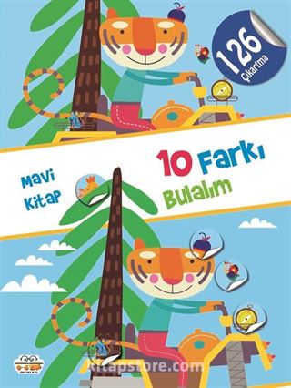 10 Farkı Bulalım Mavi Kitap