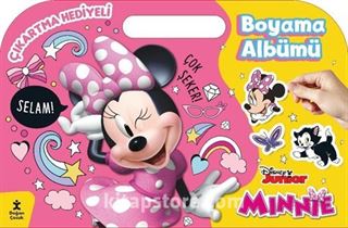 Minnie Çıkartma Hediyeli Boyama Albümü