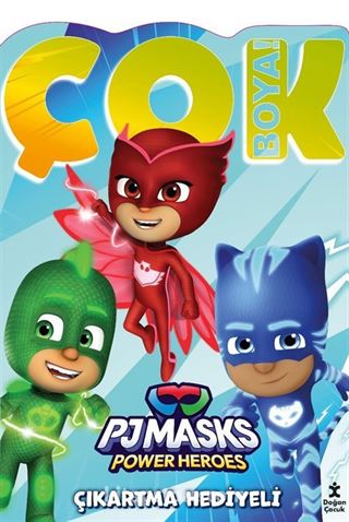 Pjmask Çok Boya! Çıkartmalı Dev Boyama Kitabı