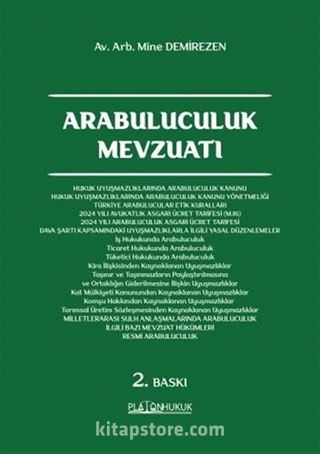 Arabuluculuk Mevzuatı