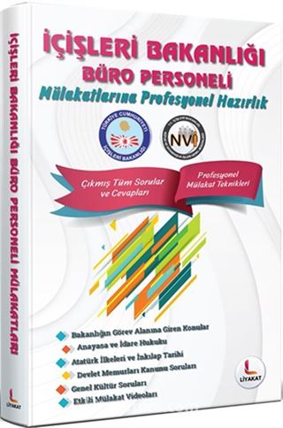 İçişleri Bakanlığı Büro Personeli Mülakatlarına Hazırlık (Dijital Basım)