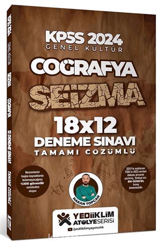 KPSS 2024 Genel Kültür Coğrafya Seizma 18X12 Tamamı Çözümlü Deneme Sınavı