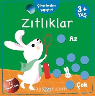 Zıtlıklar Az - Çok Çıkartmaları Yapıştır