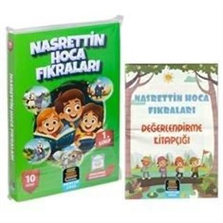 1. Sınıf Okuma Seti Nasrettin Hoca Fıkraları 10 Kitap + Değerlendirme Kitapçığı İlaveli