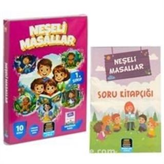 1. Sınıf Okuma Seti Neşeli Masallar 10 Kitap + Soru Kitapçığı İlaveli