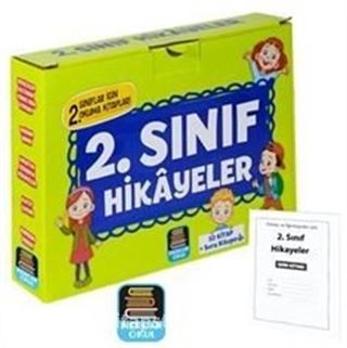 2. Sınıf Hikayeler Okuma Seti, Renkli Resimli 10 Kitap, Soru Kitapçığı İlaveli