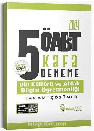 2024 ÖABT Din Kültürü ve Ahlak Bilgisi Öğretmenliği 5 Kafa Deneme Çözümlü