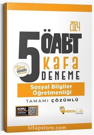 2024 ÖABT Sosyal Bilgiler Öğretmenliği 5 Kafa Deneme Çözümlü