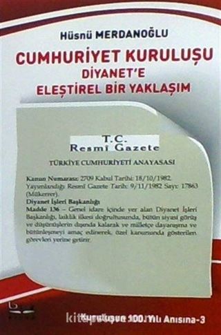 Cumhuriyet Kuruluşu Diyanet'e Eleştirel Bir Yaklaşım