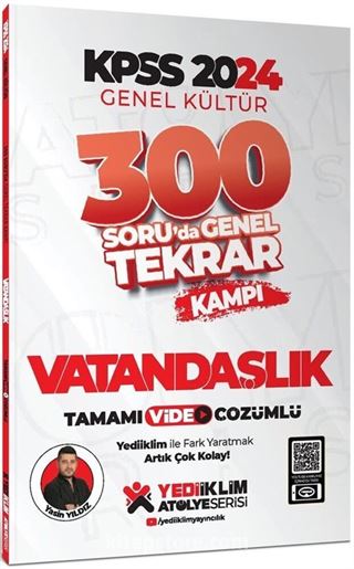 2024 KPSS Genel Kültür Vatandaşlık 300 Soruda Tamamı Video Çözümlü Genel Tekrar Kampı