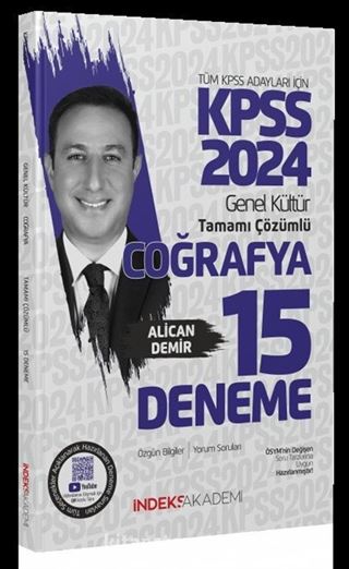 2024 KPSS Coğrafya 15 Deneme Çözümlü