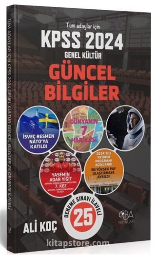 2024 KPSS Güncel Bilgiler Konu Anlatımı (25 Deneme İlaveli)