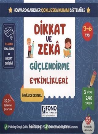 Dikkat ve Zeka Güçlendirme Etkinlikleri Seti