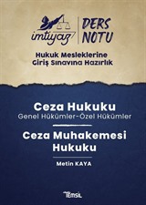 İmtiyaz HMGS Ders Notları Ceza Hukuku